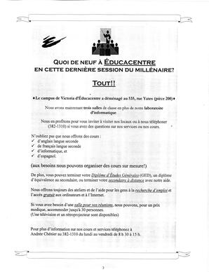   LE R�VERB�RE �CLAIR�, 1999   , page 3