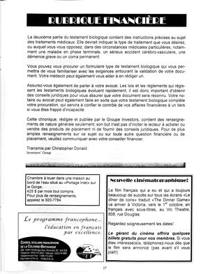   LE R�VERB�RE �CLAIR�, 1999   , page 27