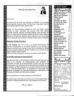  LE R�VERB�RE �CLAIR�, 1999   , page 2