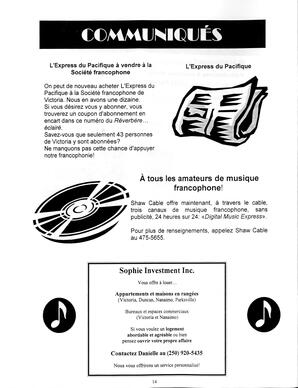   LE R�VERB�RE �CLAIR�, 1999   , page 14