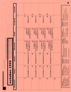   LE R�VERB�RE �CLAIR�, 1999   , page 8
