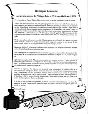   LE R�VERB�RE �CLAIR�, 1999   , page 8