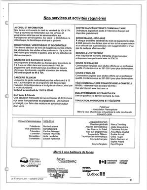   LE FRANCO-LIEN, 2009   , page 11
