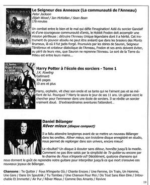   LE R�VERB�RE �CLAIR�, 2002-2003   , page 19