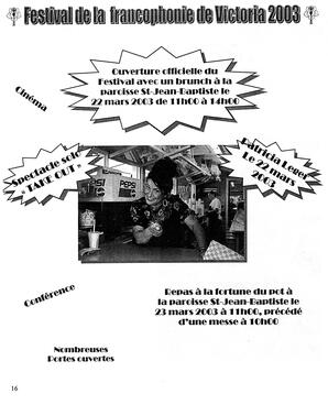   LE R�VERB�RE �CLAIR�, 2002-2003   , page 16
