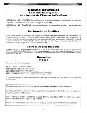   LE R�VERB�RE �CLAIR�, 1999   , page 6