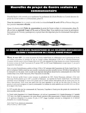   LE R�VERB�RE �CLAIR�, 1999   , page 5