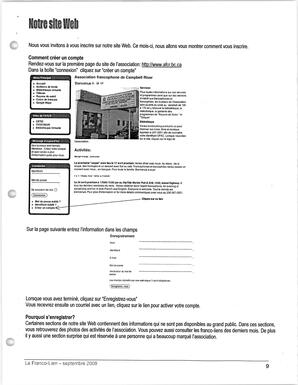   LE FRANCO-LIEN, 2009   , page 9