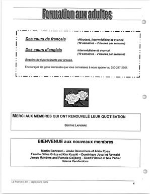   LE FRANCO-LIEN, 2009   , page 4