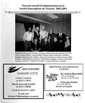   LE R�VERB�RE �CLAIR�, 2002   , page 5