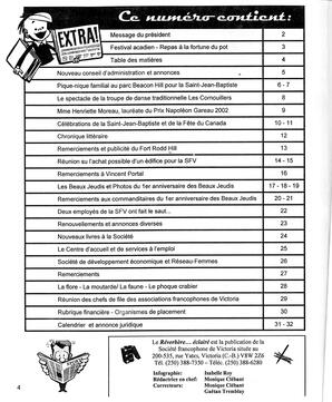   LE R�VERB�RE �CLAIR�, 2002   , page 4