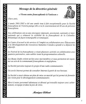   LE R�VERB�RE �CLAIR�, 2002   , page 3