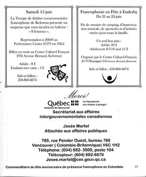   LE R�VERB�RE �CLAIR�, 2002   , page 15