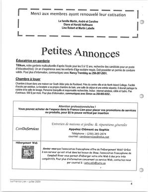   LE FRANCO-LIEN, 2009   , page 4