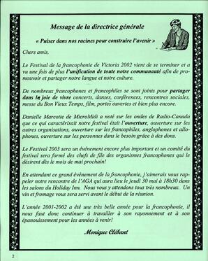   LE R�VERB�RE �CLAIR�, 2002   , page 2