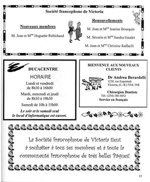   LE R�VERB�RE �CLAIR�, 2002   , page 15