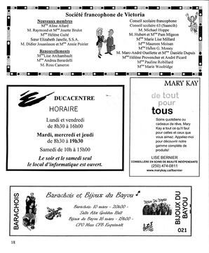   LE R�VERB�RE �CLAIR�, 2002   , page 18