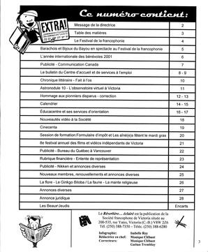   LE R�VERB�RE �CLAIR�, 2002   , page 3