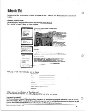   LE FRANCO-LIEN, 2009   , page 4