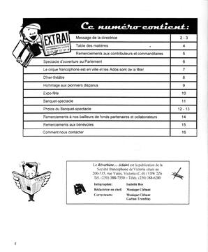   LE R�VERB�RE �CLAIR�, 2001   , page 4