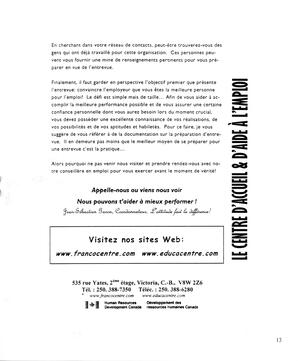   LE R�VERB�RE �CLAIR�, 2001   , page 13