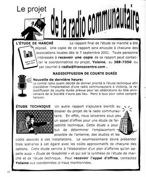   LE R�VERB�RE �CLAIR�, 2001   , page 10