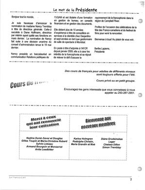  LE FRANCO-LIEN, 2009   , page 2