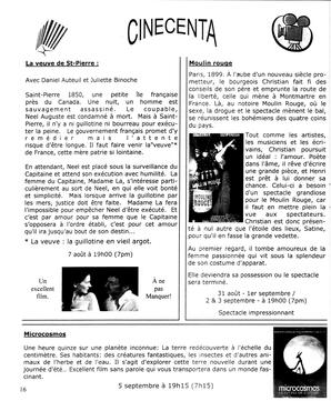   LE R�VERB�RE �CLAIR�, 2001   , page 16