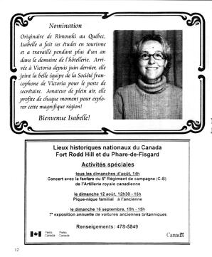   LE R�VERB�RE �CLAIR�, 2001   , page 12