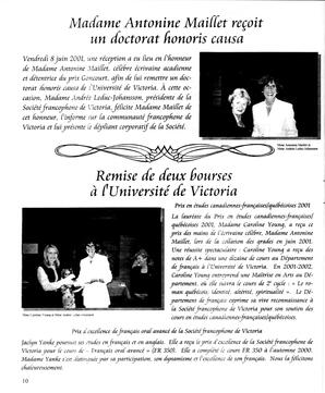   LE R�VERB�RE �CLAIR�, 2001   , page 10