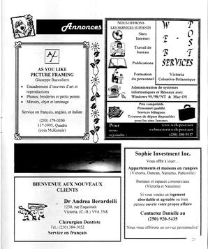   LE R�VERB�RE �CLAIR�, 2001   , page 21