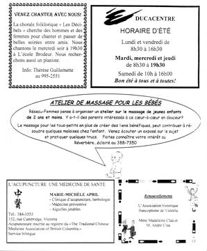   LE R�VERB�RE �CLAIR�, 2001   , page 13