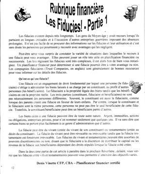   LE R�VERB�RE �CLAIR�, 2001   , page 12