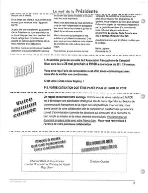   LE FRANCO-LIEN, 2009   , page 2