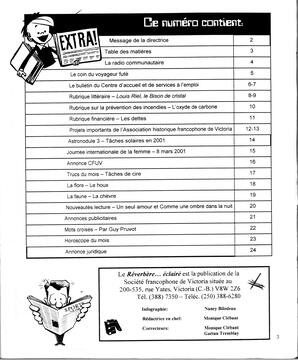   LE R�VERB�RE �CLAIR�, 2002   , page 3