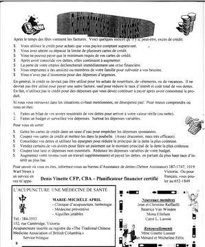   LE R�VERB�RE �CLAIR�, 2001   , page 8