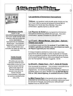   LE FRANCO-LIEN, 2009   , page 6
