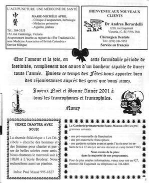   LE R�VERB�RE �CLAIR�, 2001   , page 5