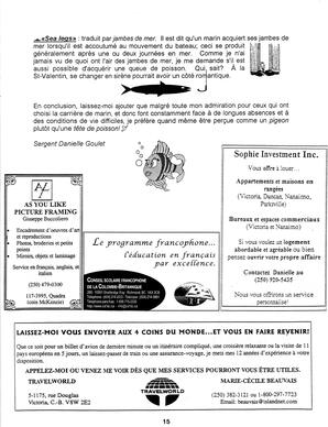   LE R�VERB�RE �CLAIR�, 1999   , page 15