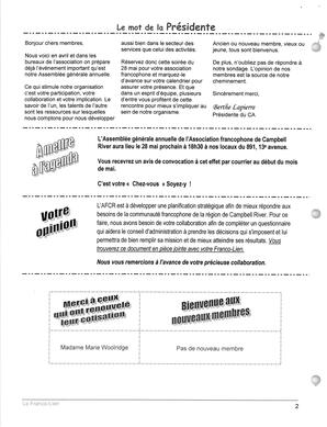   LE FRANCO-LIEN, 2009   , page 2
