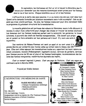   LE R�VERB�RE �CLAIR�, 2000   , page 17
