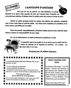   LE R�VERB�RE �CLAIR�, 2000   , page 11