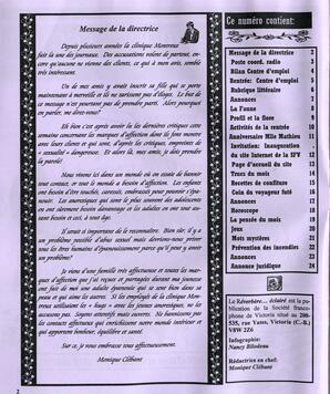   LE R�VERB�RE �CLAIR�, 2000   , page 2
