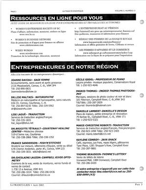   LE FRANCO-LIEN, 2002   , page 5