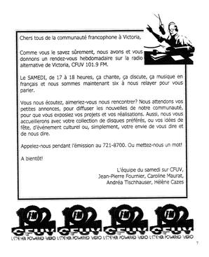   LE R�VERB�RE �CLAIR�, 2000   , page 7