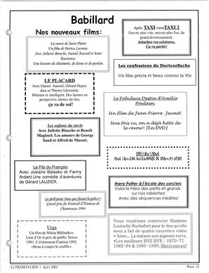   LE FRANCO-LIEN, 2002   , page 14