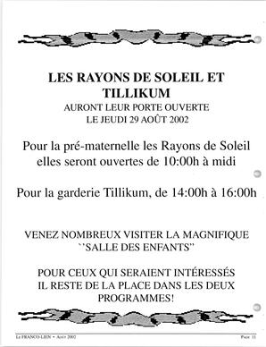   LE FRANCO-LIEN, 2002   , page 13