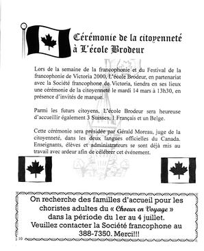   LE R�VERB�RE �CLAIR�, 2000   , page 10