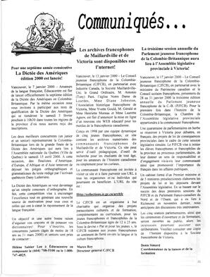   LE R�VERB�RE �CLAIR�, 2000   , page 11