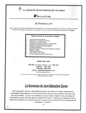   LE R�VERB�RE �CLAIR�, 1999-2000   , page 6